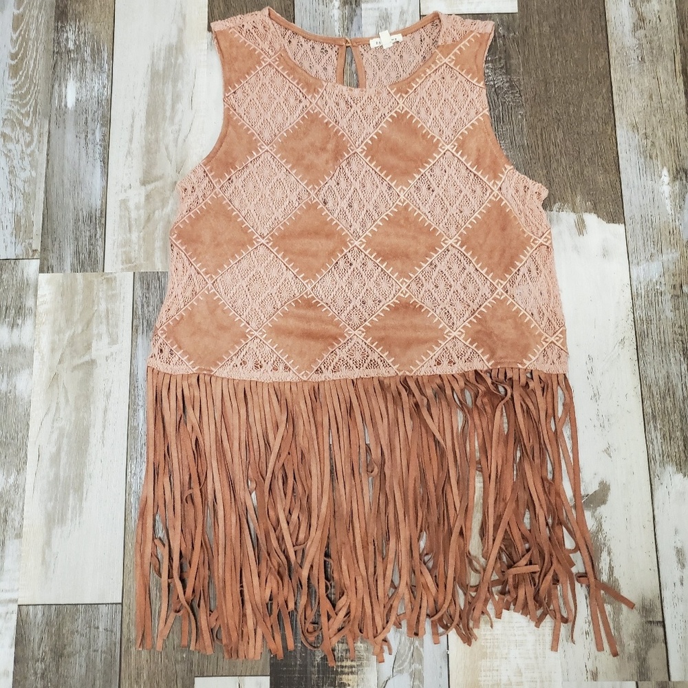 Fringe top from The Buckle